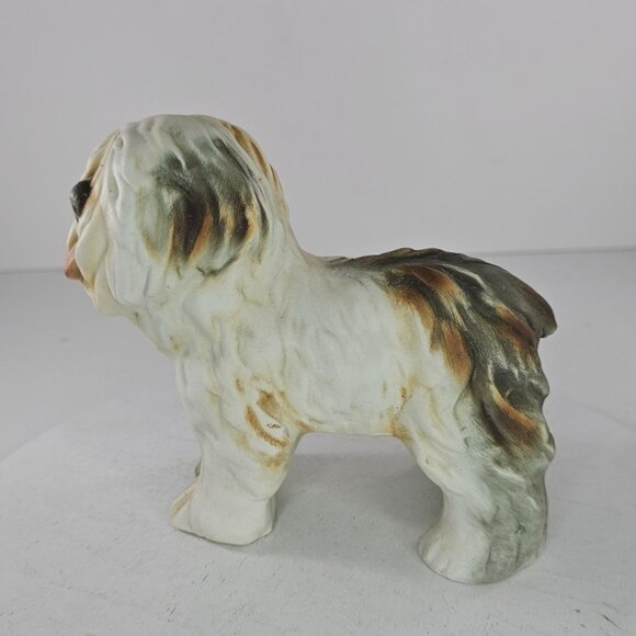 Cacciapuoti Italy Old English Sheepdog Dog Bisque Numbered Signed Original Tag - Picture 3 of 9